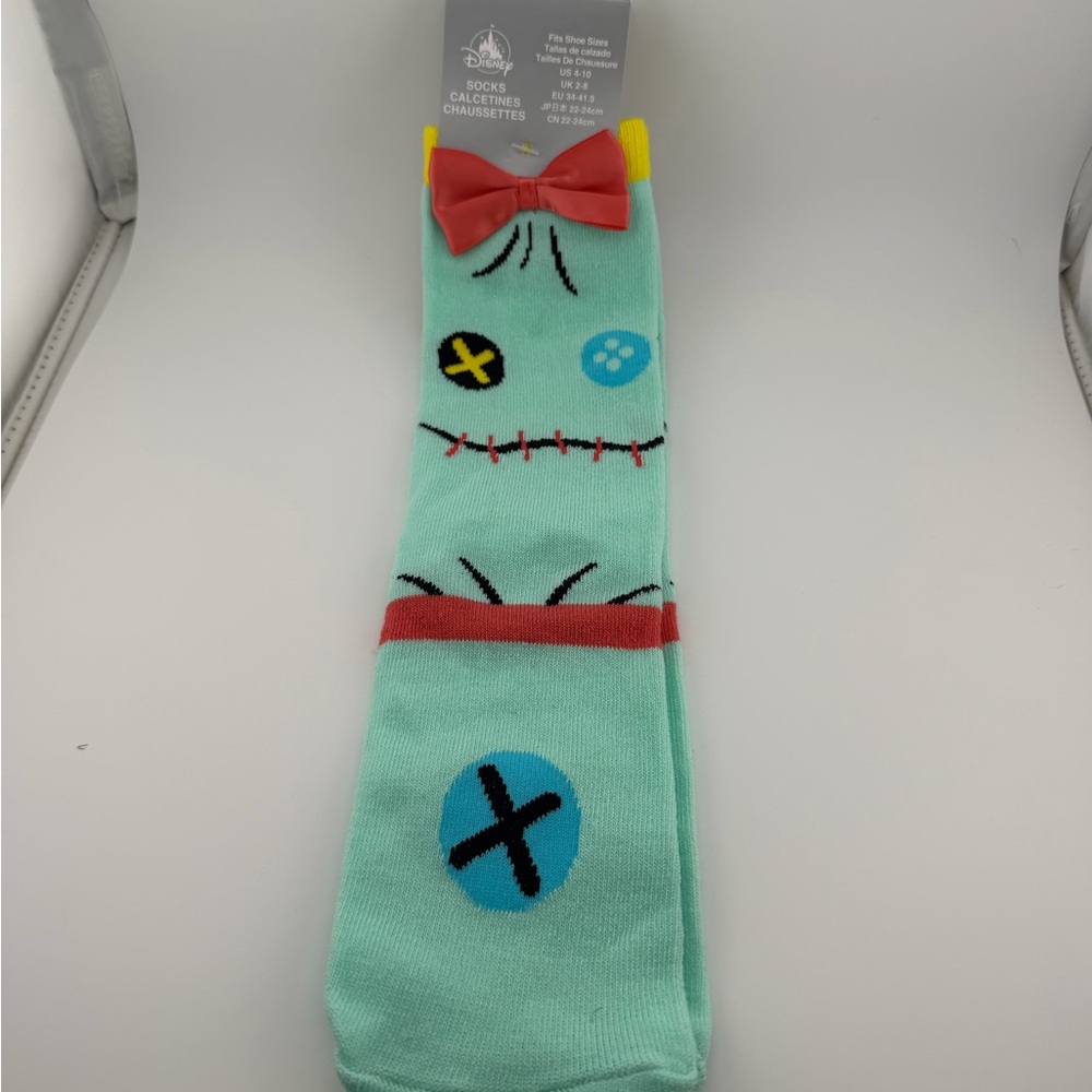 Disney Scrump Crew Socks with Red and Blue Details